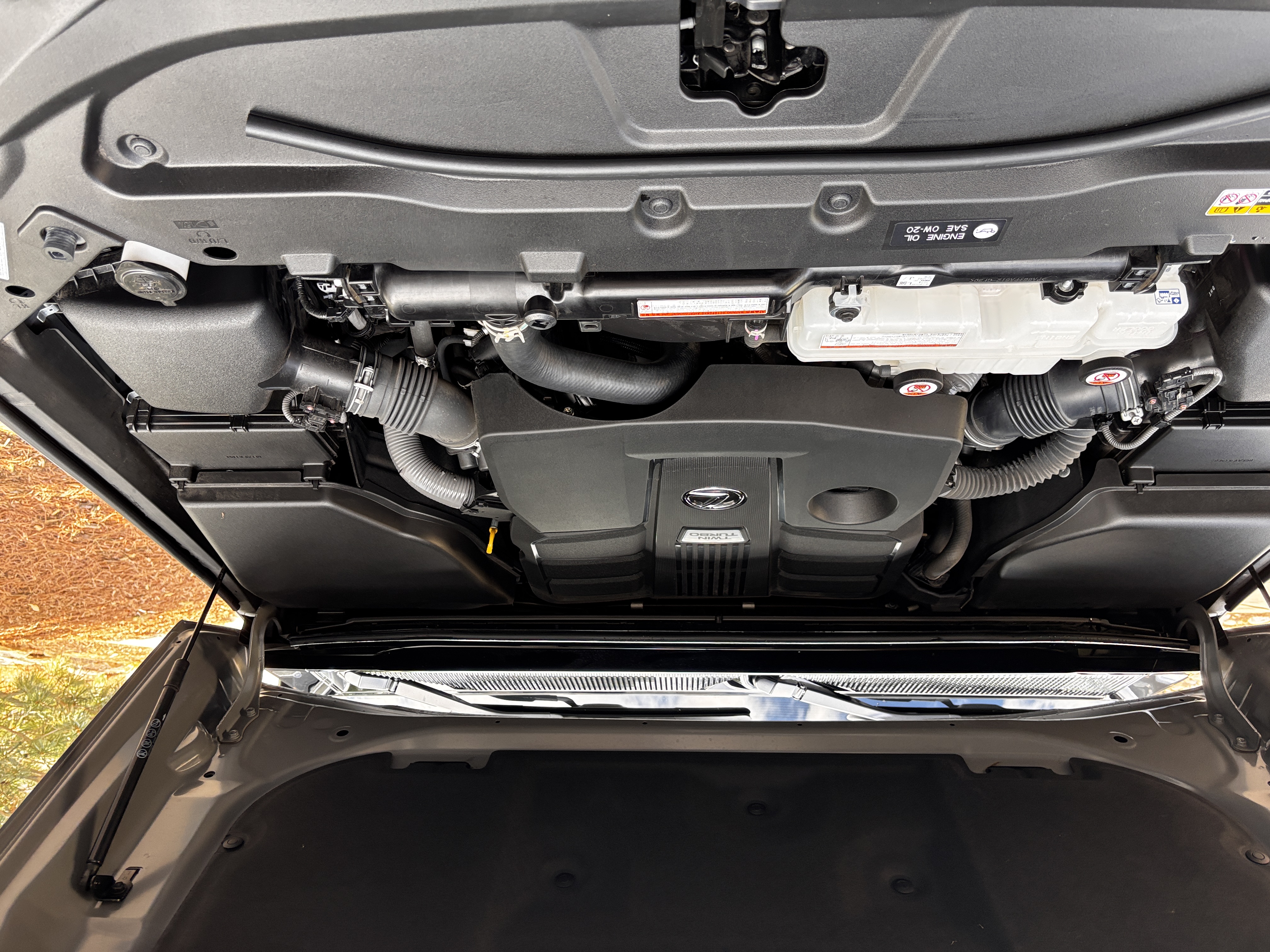 Lexus engine bay detail